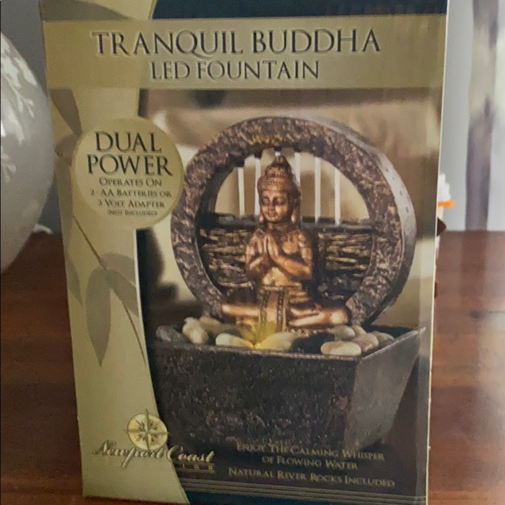 Tranquil Buddha led fountain